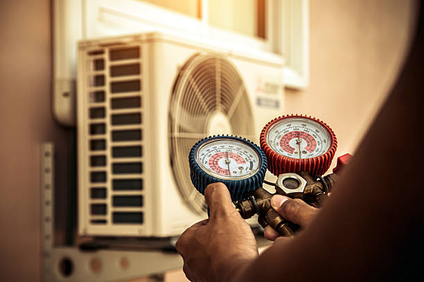 Professional Air Conditioning Service technician working in Medical Lake, WA